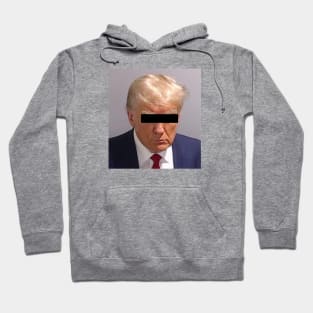 DONALD TRUMP MUGSHOT Censored Hoodie